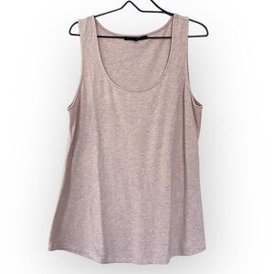 White House Black Market Pale Pink Sweater Tank Top Vest Women’s Size XL